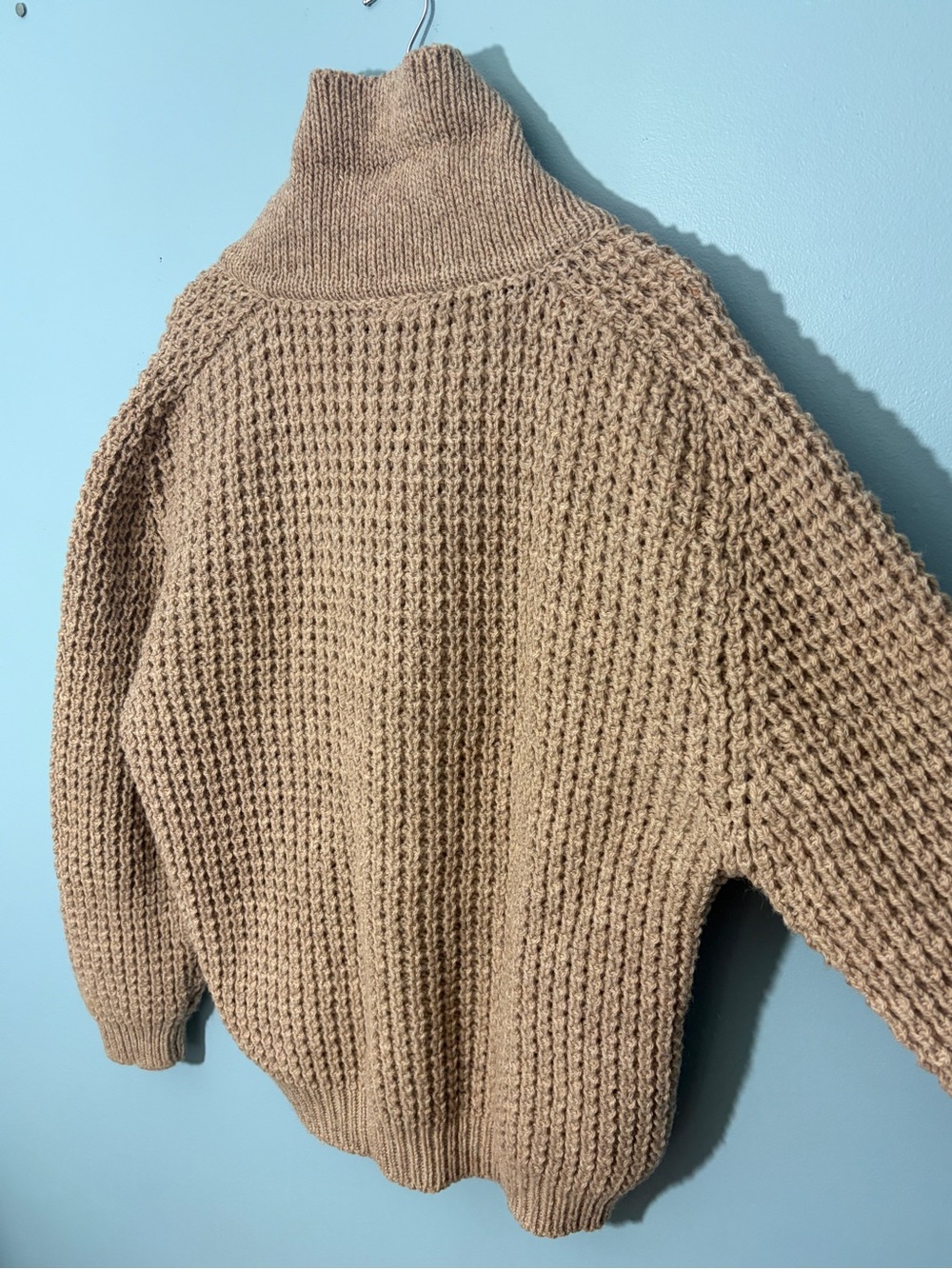 FALCARRAGH IRISH Chunky Wool FISHERMEN KNIT Size XL